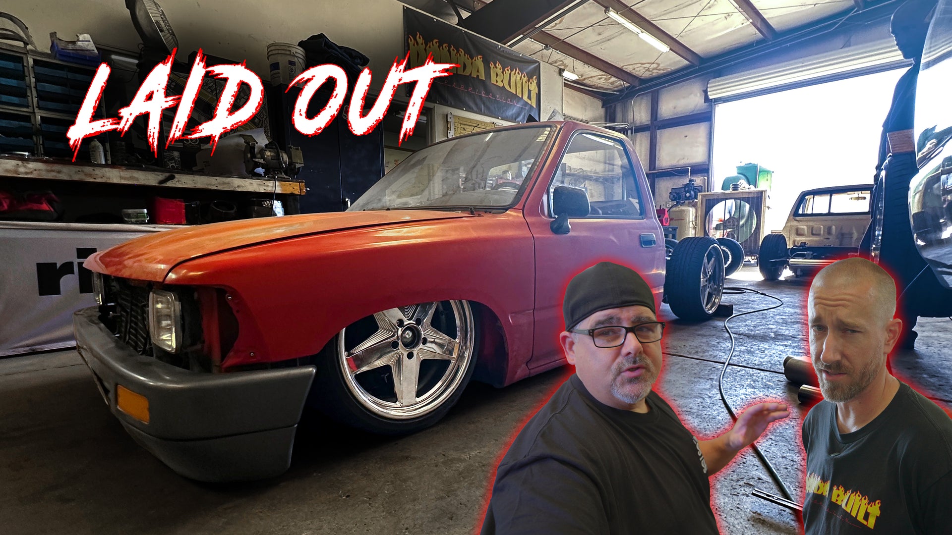 Load video: Toyota Tacoma Custom Bagged